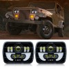 CHUSYYRAY 7''x6'' LED Headlight Headlamp For Chevy Express Cargo Van