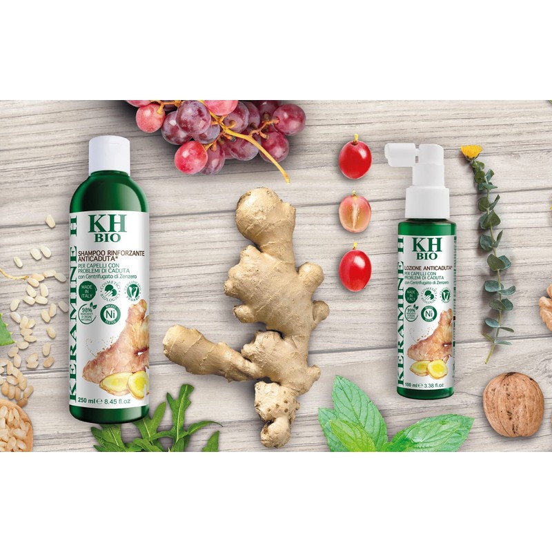 Keramine H Shampoo Anti-Fall Strengthening Organic 250 ml