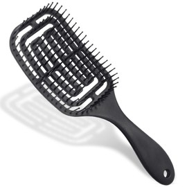 Vinabo Hair Brush, Hair Brush without Pulling, Detangling Brush, Suitable for Curls & Long Hair, Hair Brush for Wet and Dry Hair, Detangling Massage Brush for Women/Men/Children
