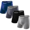 ROSTITCH Men's Boxer Briefs, Soft and Breathable Cotton Underwear with