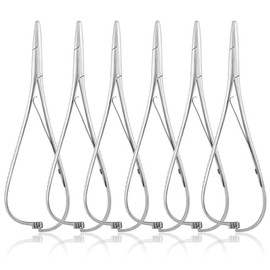 Mathieu - Alicates de colocación elásticos de 5.5 pulgadas, instrumentos dentales de ortodoncia, 6 unidades