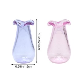 yueton 2PCS Cat Whisker Vase Creative Mini Vase Cat Whisker Decorative Vase Cat Whisker Holder Pet Supplies Home Decor