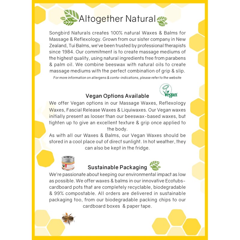 Songbird Balms (Cooling & Soothing 100g)