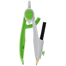 Westcott Plastic Safety Compass With Pencil, Assorted Colors (13017)