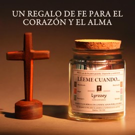 Lyrzzey Tarro de Versículos Bíblicos en Español(RVR 1960) con 102 Versículos Inspiradores: Leeme Cuando... Bible Verse Jar Spanish