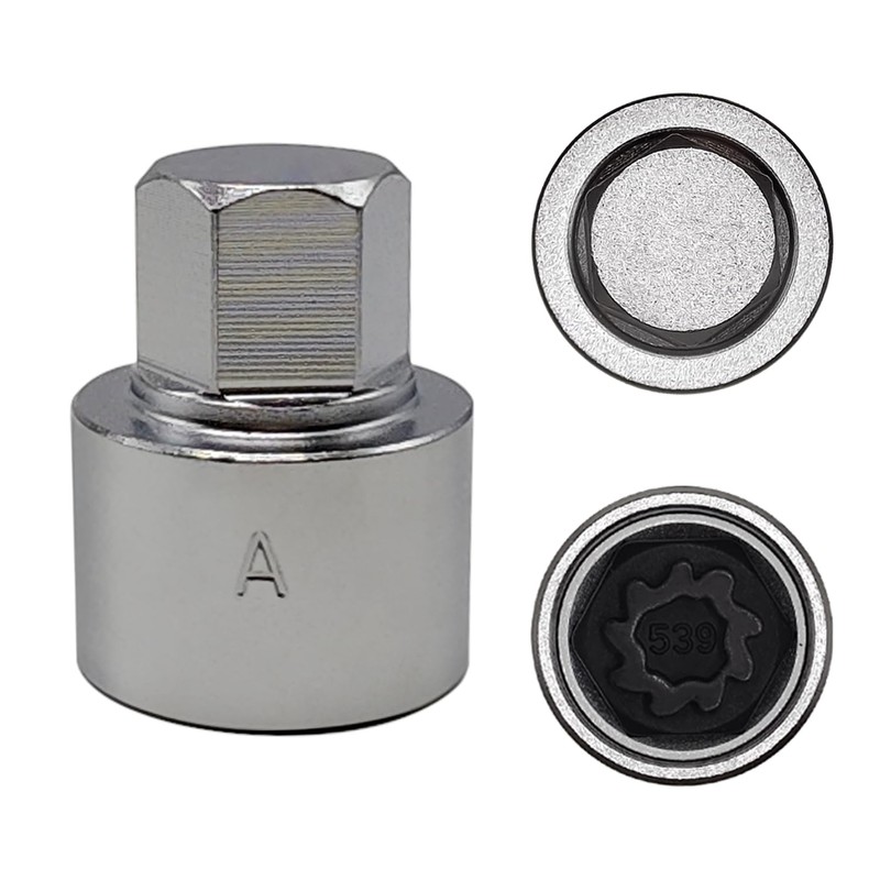 JEUCLEL 539 Wheel Locking Nut Key Compatible with VW VAG