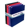 Better Office Products Flexible 3 Ring Poly Binder with Pocket,