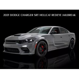 2023 Dodge Charger SRT Hellcat Redeye Jailbreak Metal Sign: 12x16" & Ships Free