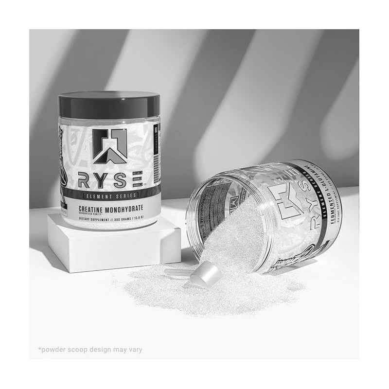 RYSE Creatine Monohydrate Powder - Supports Lean Muscle Growth, Strength,