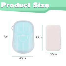 Soap Sheets for On the Go Outdoor Soap Box Travel Soap Size Products Mini Products Holiday Travel Gadgets Women's Travel Essentials Journey School Trip Holiday Must Haves Mini Things