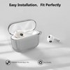 Frylaa Compatible with Airpods 3 Case Clear Pinks, Soft TPU