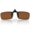 BEZLIT Clip-On Polarised Sunglasses Attachment Rimless Right Square Polarised Sunglasses