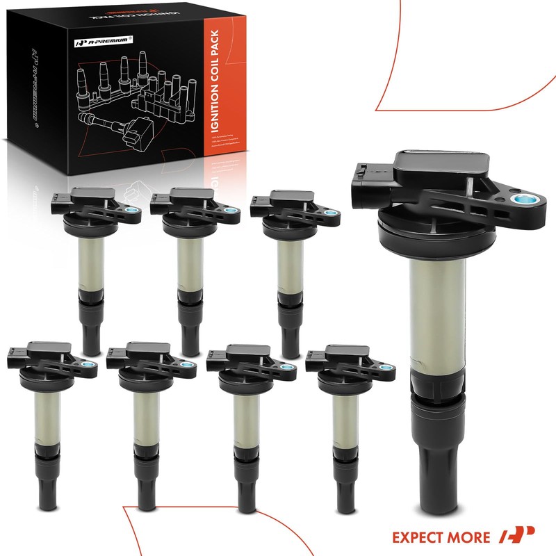 A-Premium Ignition Coils Pack Compatible with Land Rover LR3 Range