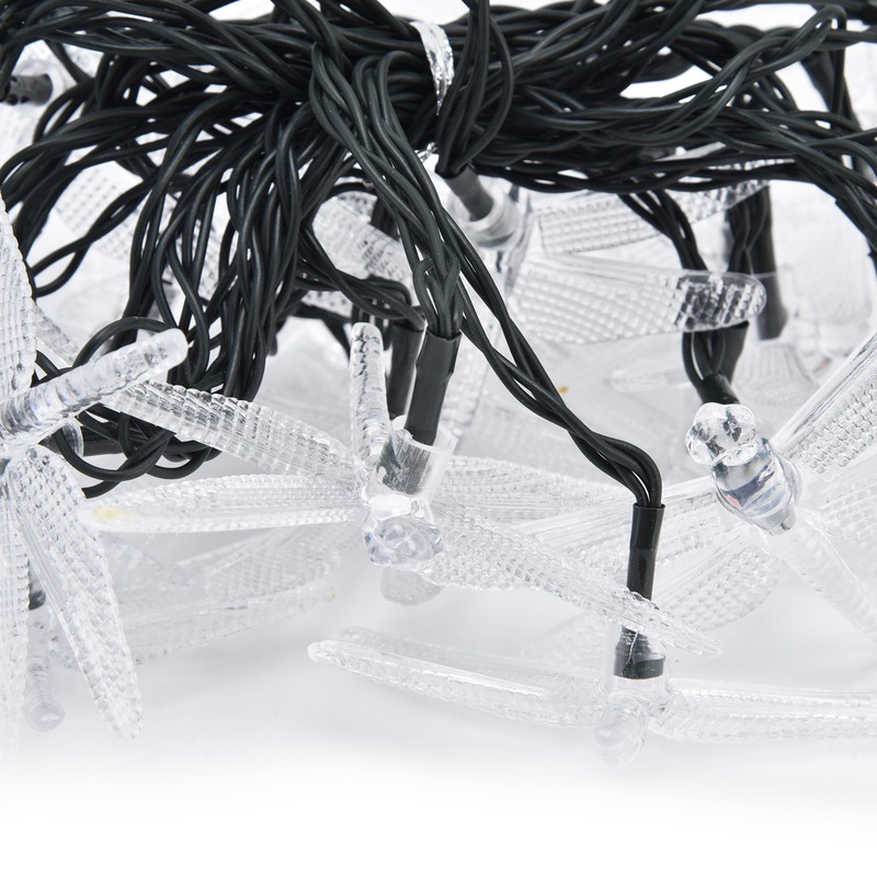 Dragonfly Light String Solar Powered IP44 Waterproof 2 Modes 30