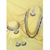 Aheli Boda India Kundan Beaded Heavy Bridal Long Gargantilla Collar