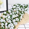 BLEUM CADE 5Pcs 16.4Ft Fake Flower Garland Artificial Rose Vines