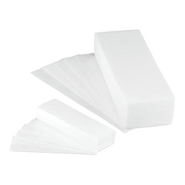 Cotton Paper Wax Strips - Hair Removal Wax Paper for Hot Wax Waxing Strips - Waxing on Sensitive Skin with Soft Wax for legs chest back eyebrow bikini - Pack of 100