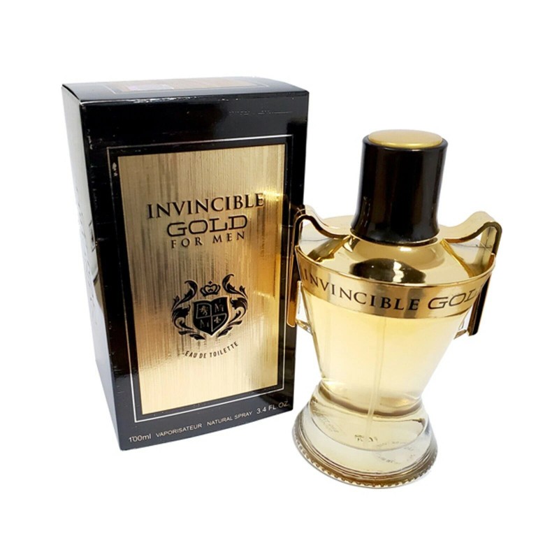 Mirage Brands INVINCIBLE GOLD 3.4 Oz EDT Perfume Men Cologne
