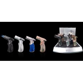 Zico MT-23 M QUAD  Torch Lighter   - CHOOSE COLOR !! - Silver