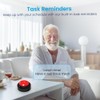 TimeVocalist Extra Large Talking Alarm Clock Button,One-Touch Use and Optional