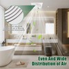 PTLEVYN Bathroom Exhaust Fan Cover White Matte Bathroom Ceiling Fan