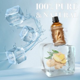 wusiyork wusiyork Ginger Essential Oil 100ML - 100% Pure and Natural Therapeutic Grade Oils for Aromatherapy Diffuser - 3.4 Fl Oz/Ginger