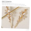 FOMIYES 10pcs Elegant Rhinestone Hair for Weddings and Parties Floral