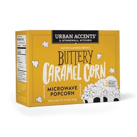 Urban Accents Buttery Caramel Corn Microwave Popcorn, 11.1 oz