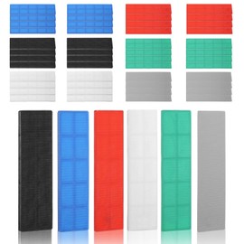 28mm x 100mm Plastic Glazing Packers, 72 Pcs Colourful Spacers Window Packers, Assorted Flat Shim Spacers for DIY, Window/Door/Floor Installations (Mixed 1-6mm)