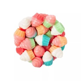 Bayside Candy 3d Gummy Cupcakes - Rainbow Gummy Candy - Cupcake Gummies - 2LB