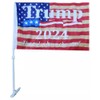 Premium DOUBLE-SIDED Trump WON 2024 Flag 12X18 3Ply CAR BOAT