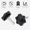 10 Pcs Clamping Handle Screw Knob, Star Handle Knob Grip