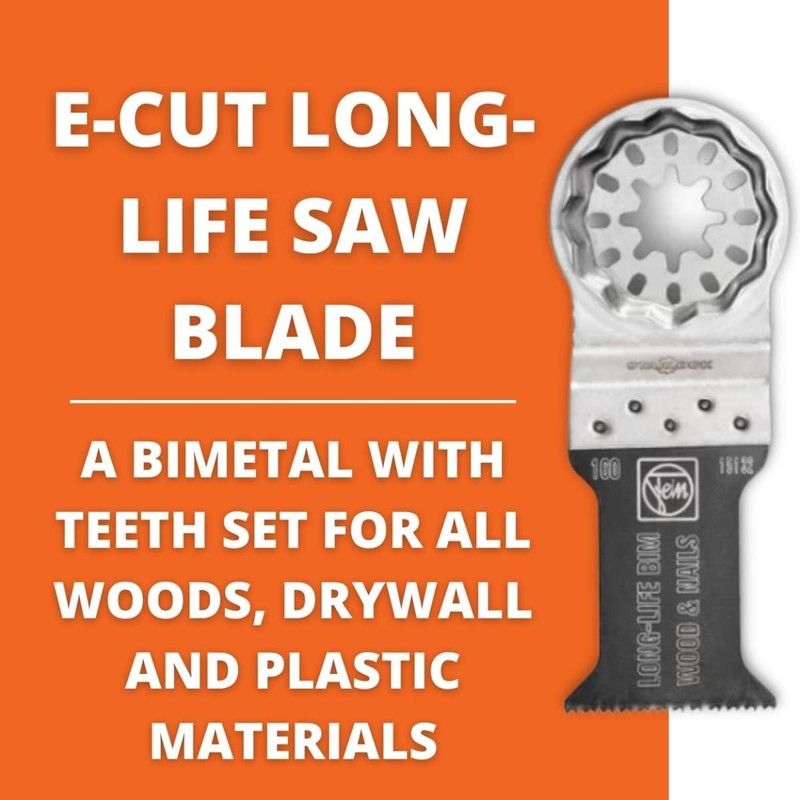 Fein Starlock E-Cut Long-Life Saw Blade - Precision Cutting for