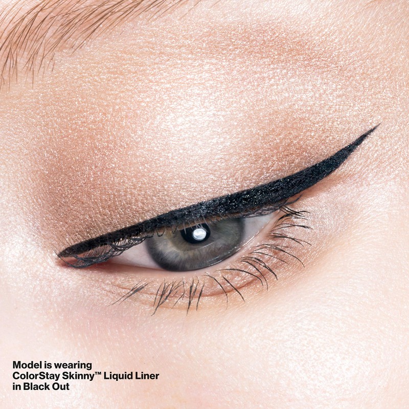 Revlon Skinny Liquid Eyeliner, ColorStay Eye Makeup, Waterproof, Smudge-proof, Longwearing