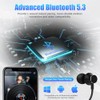 Auriculares Bluetooth con banda para el cuello, 200 horas extra