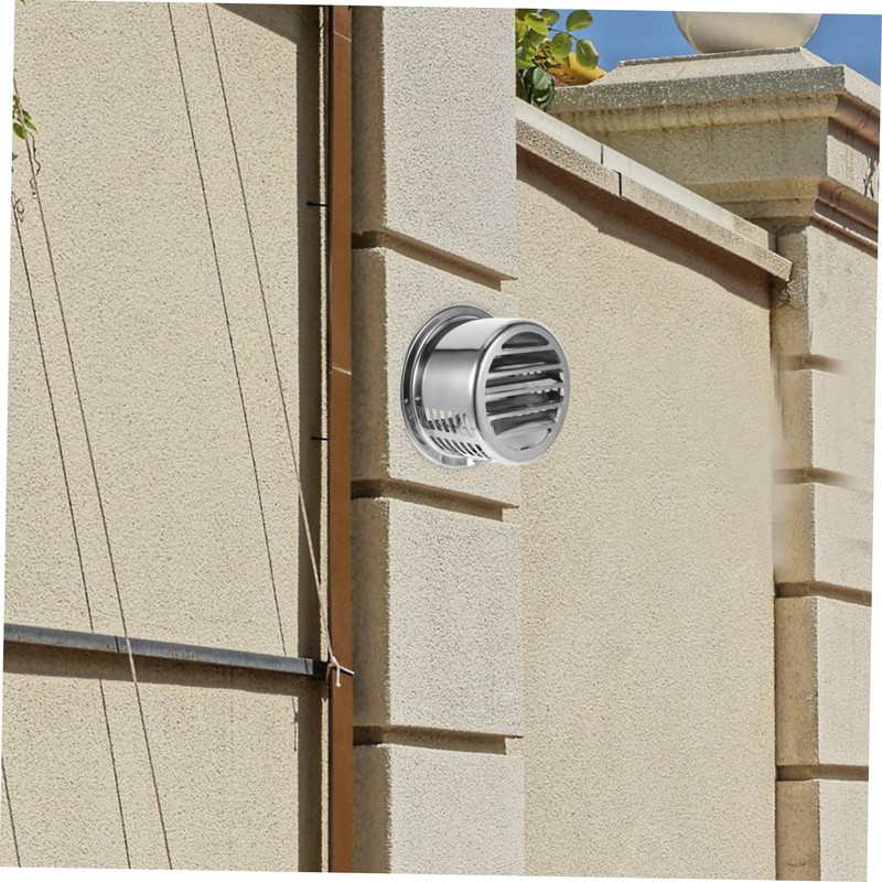 Operitacx Exhaust Vent Cover for Range Hood Stainless Steel Wall