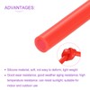 DMiotech 5mm ID 7mm OD 10 Feet Silicone Tube Red