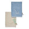 Sterntaler Dino Rexi Wash Cloths Pack of 2 Terry Cloth
