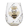 Lolita Queen Bee Stemless Glass, 20 ounce