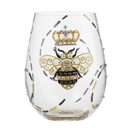 Lolita Queen Bee Stemless Glass, 20 ounce