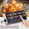 1 Pack Commercial 8 Channel Digital Kitchen Timer, Multi-Countdown Timer
