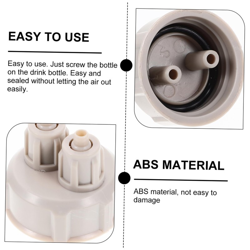 LABRIMP Diy Aquarium Co2 System Bottle Cap for Fish Tank