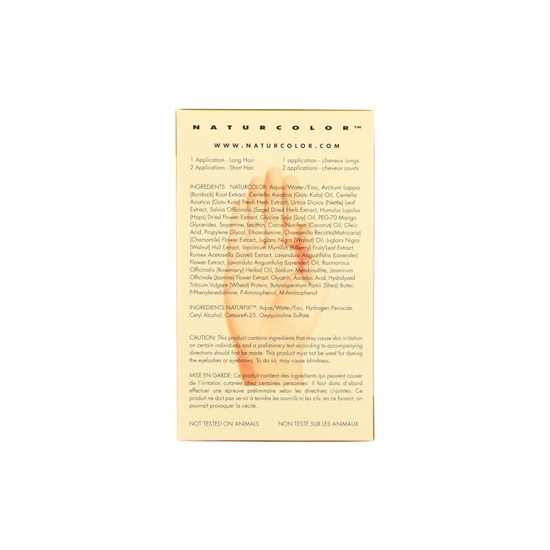 Naturcolor Tinte para cabello – Bardana ligera, 4 onzas (5N)