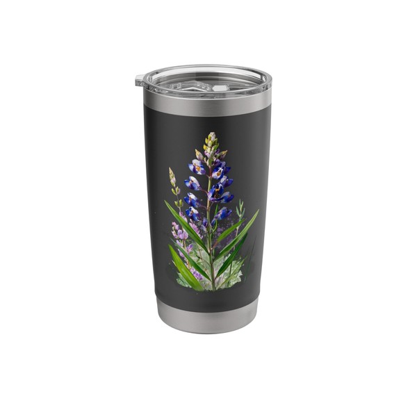 Flower Lupine Stainless Steel Insulated Tumbler