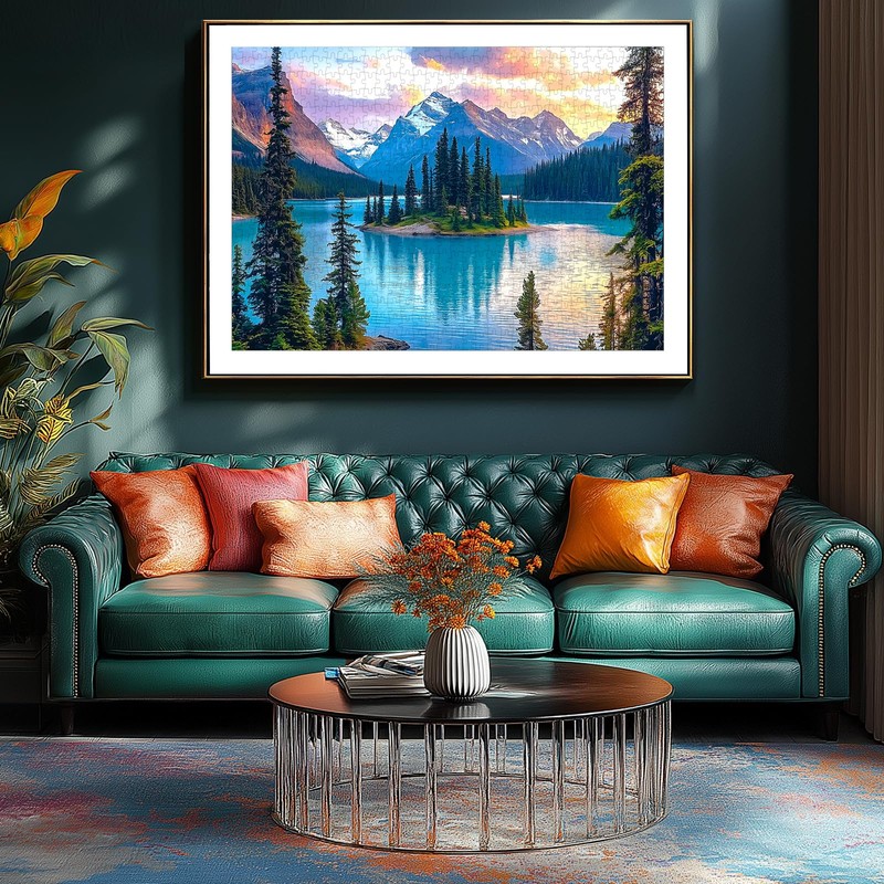 Blueforest Moraine Lake Puzzles for Adults 1000 Pieces, 27.5x19.7 Inch