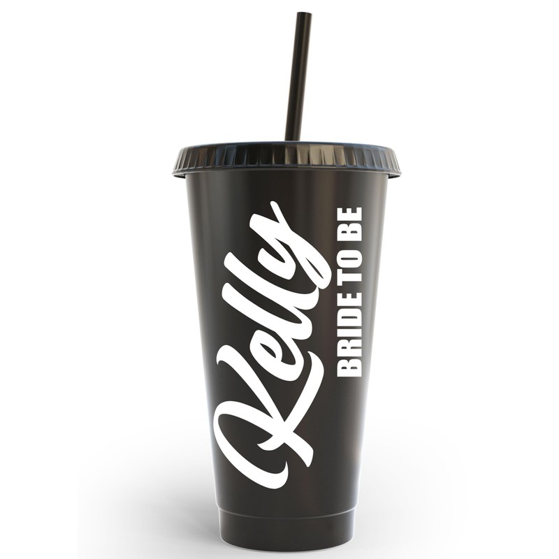 Generic Bride Party Wedding Tumbler Cup 24oz Plastic Cold Cup