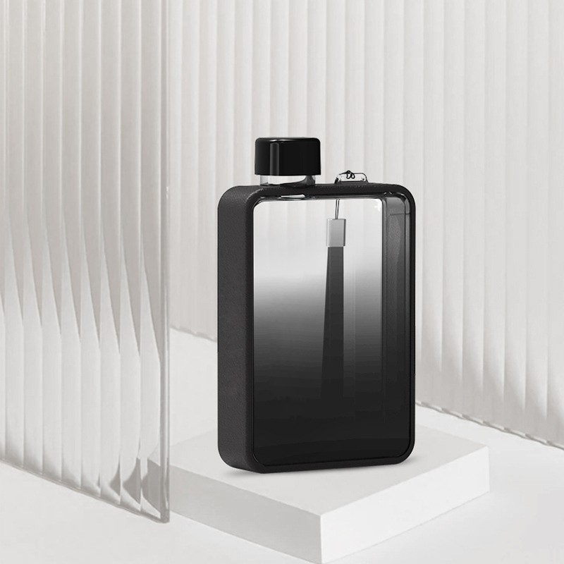 300ml Flat Water Bottle A5 Slim Water Bottle for Outdoor