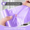 8 Gallon 200 Counts Clear Colorful Trash Bags Kitchen Garbage