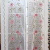 Voile Net Curtains, Transparent Kitchen Curtain, Jacquard Short Curtain with