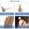 K&FCOPTEE Rechargeable Digital Hearing Aids Volume Adjustable Invisible Sound Amplifiers